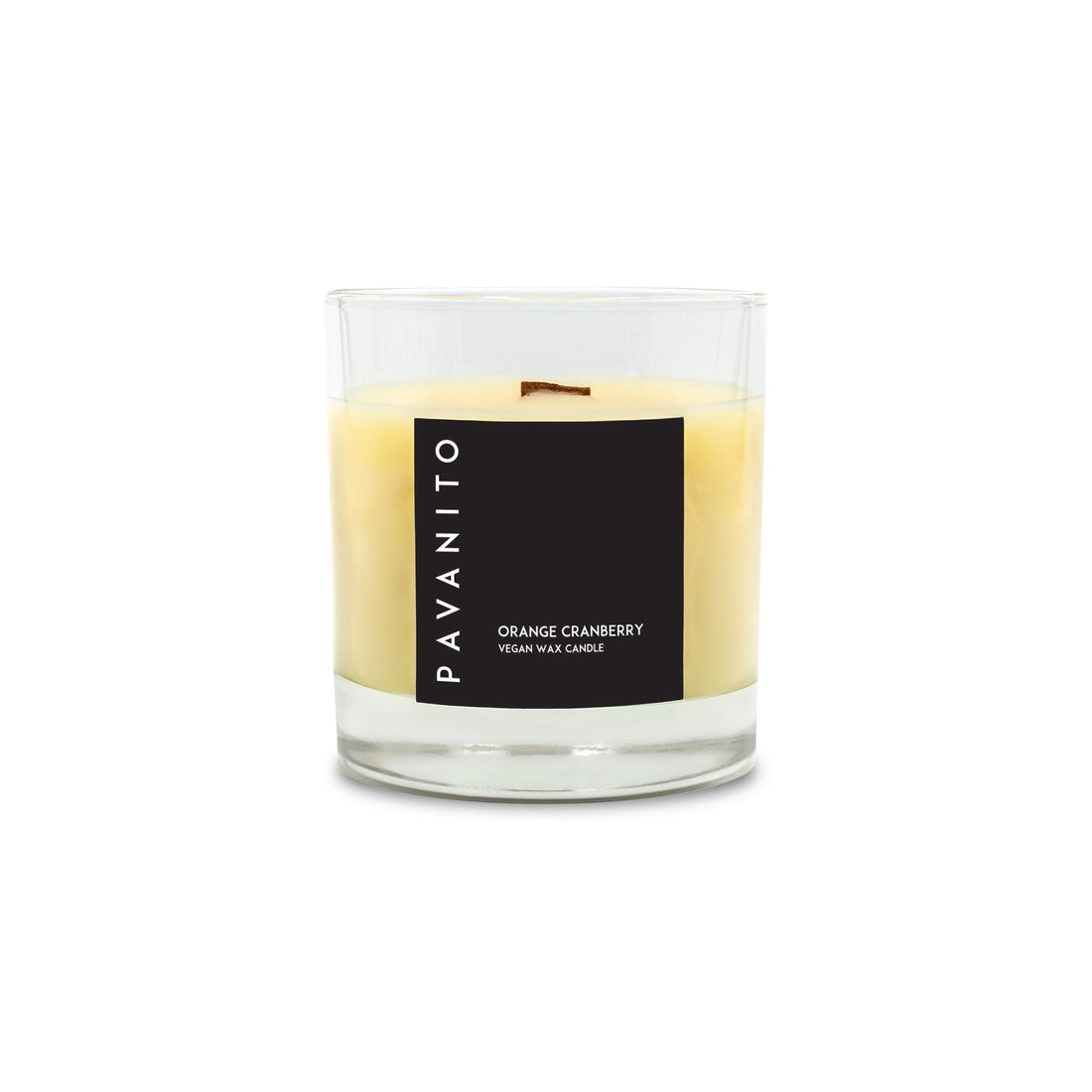 Orange Cranberry Vegan Wax Candle